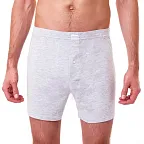 Volné pánské bavlněné boxerky COTTON BOXER - BELLINDA - šedá M