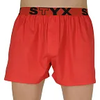 Pánské trenky Styx sportovní guma červené (B1064) XL