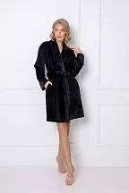 Dámský župan Aruelle Estelle Bathrobe XS-2XL black XS