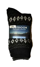 Pánské ponožky WiK 21950 Outdoor Socken Socks A'2 czarny-zielony 39-42