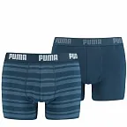 Pánské boxerky 2 Pack 601015001 162 modrá - Puma  S