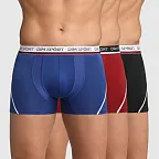 Pánské sportovní boxerky 3 ks DIM SPORT MICROFIBRE BOXER 3x - DIM SPORT - černá S