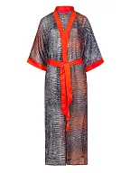 Suzana Perrez Zahalující kimono Cristina Orange/Grey OS