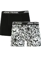 Pánské boxerky John Frank JF2BTORA04 2Pack Dle obrázku M