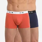 Pánské boxerky 2 ks DIM BOXER ORIGINAL 2x - DIM - oranžová M