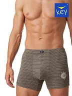 Pánské boxerky Key MXH 717 A22 M-2XL hnědá L