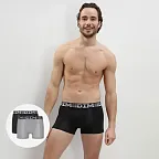 Pánské boxerky 2ks DIM COTTON 3D FLEX AIR BOXER 2x - DIM - šedá XL