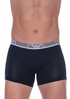 Boxerky Emporio Armani 111473 7P715 šedá guma  M Tm. modrá