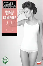 Dámská košilka CAMISOLE COTTON - GATTA BODYWEAR Bílá XL