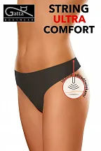 Dámská tanga 1589s ultra comfort black - GATTA černá L