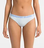 Dámské tanga QD3636E-TDX modrá - Calvin Klein modrá XS