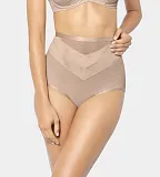 Stahovací kalhotky Contour Sensation Highwaist Panty EX naze béžové - Triumph naze béžová (00NZ) 038