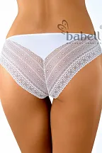 Dámské kalhotky 102 white - BABELL Bílá XL