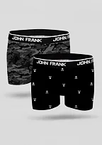 Pánské boxerky John Frank JF2BMC07 2PACK Dle obrázku M