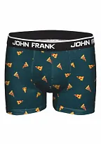 Pánské boxerky John Frank JFBD299 Tm. modrá L