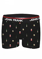 Pánské boxerky John Frank JFBD304 Černá M