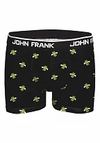 Pánské boxerky John Frank JFBD306 Černá XL