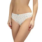 Dámské kalhotky BIKINI L-121BI-12 3-pack okrová-tyrkysová XL