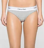 Tanga F3786E-020 šedá - Calvin Klein šedá L