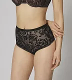 Velvet Rose Spotlight High R Thong - BLACK - TRIUMPH BLACK - TRIUMPH 36