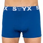 Pánské boxerky Styx sportovní guma nadrozměr tmavě modré (R968) 4XL