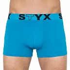 Pánské boxerky Styx sportovní guma světle modré (G969) XXL