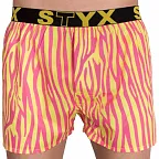 Pánské trenky Styx art sportovní guma zebra (B654) S