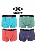 Pánské boxerky 0227 Mens Trunk - Umbro červeno-oranžová XL