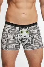 Pánské boxerky Cornette Tattoo Dollars 280/167 šedá s