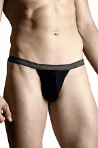 Pánská tanga 4496 black černá XL