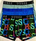 Boxerky 3pcs U0BG07 JR003-FV43 vícebarevná - Guess vícebarevná M