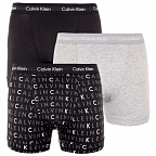 Pánské boxerky 3 pcs U2662G-YKS vícebarevná - Calvin Klein vícebarevné M