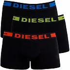 3PACK pánské boxerky Diesel černé (00CKY3-0BAOF-01) M