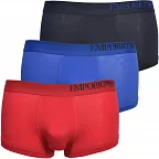 Boxerky 3pack 111357 0A713 33074 vícebarevná - Emporio Armani vícebarevná M