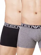 Boxerky 2pack 111769 0A720 08649 černo-šedá - Emporio Armani vícebarevná M