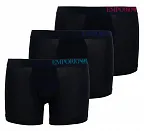 Boxerky 3pack 111473 0A713 70435 modrá - Emporio Armani modrá XL