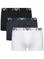 Boxerky 3pack 111357 CC715 56110 vícebarevná - Emporio Armani vícebarevná M