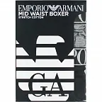 Boxerky 2pack 111912 0A720 08649 černo-šedá - Emporio Armani vícebarevná M