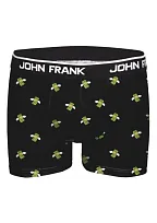 Pánské boxerky John Frank JFBD306 Černá L