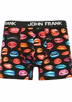 Pánské boxerky John Frank JFBD323 Černá M